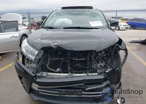 2017 Toyota Highlander Hybrid Limited Platinum from USA, damaged, VIN 5TDDGRFH4HS031890